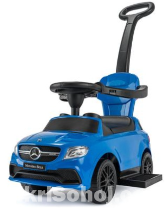 Mercedes Benz Model Baby Ride On Push and Pull Car - Blue